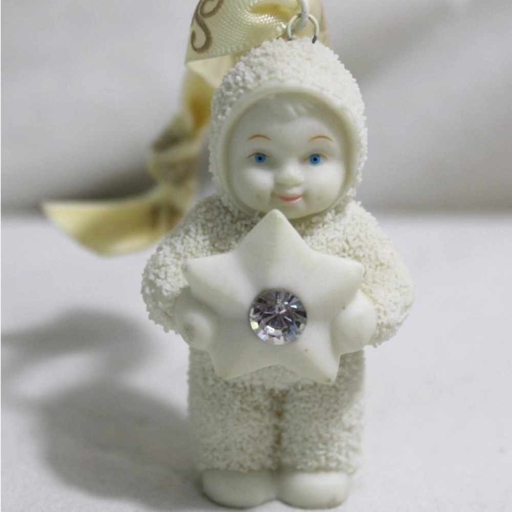 Collectable Department 56 Snowbabies "Starshine" ornament with Swarovski Crystal